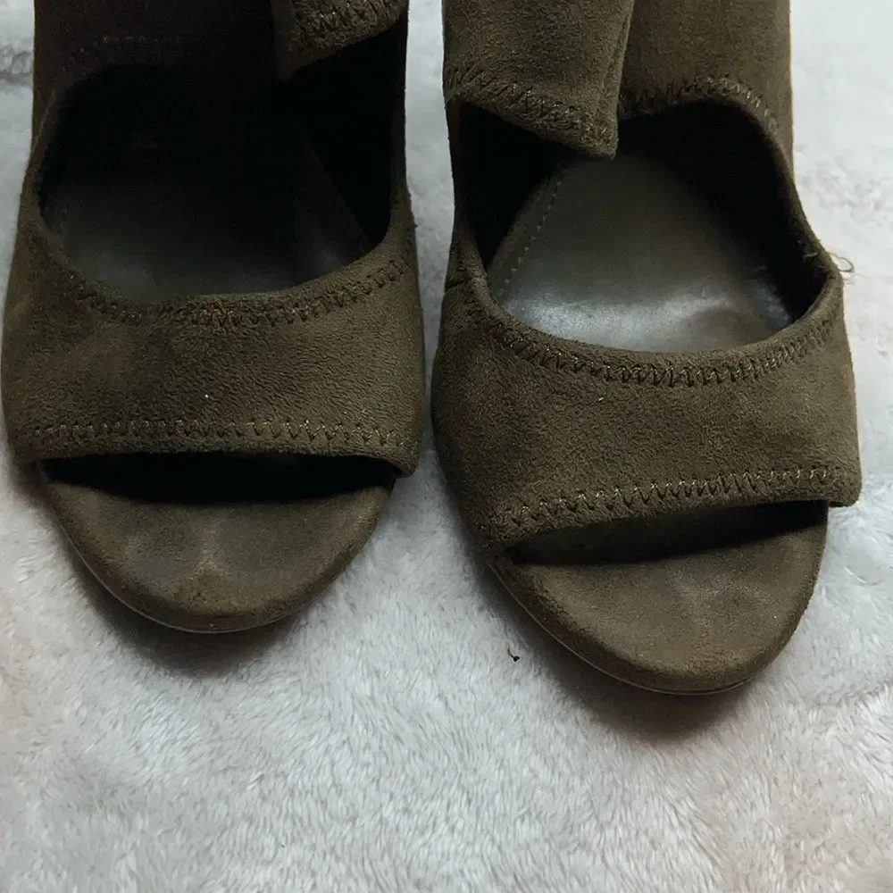STEVE MADDEN 8.5 Tawnie Cutout Caged Booties Pumps Sandal